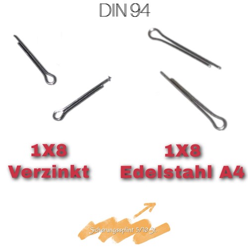Splinte din verzinkt - splinte,