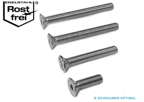 Senkkopfschrauben iso - senkkopfschrauben, m4