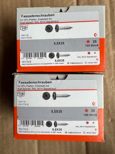 Fassadenschrauben 5 5x35mm - 2, 5,5x35mm
