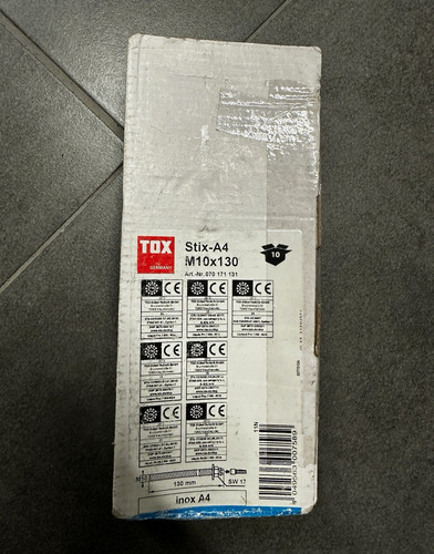 Tox stix sechskantschrauben - tox, stix-a4
