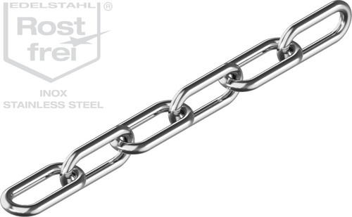 Edelstahlkette langgliedrig
