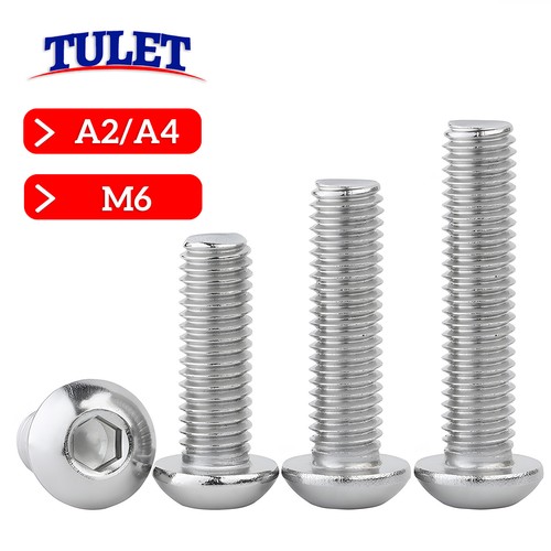 Iso 7380 edelstahl a4 - m6,