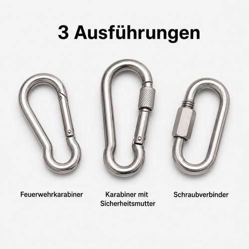 Karabiner edelstahl v4a - karabiner,