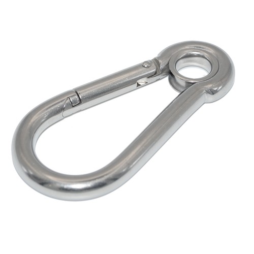Karabinerhaken mit kausche - karabinerhaken,